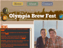 Tablet Screenshot of olybrewfest.com